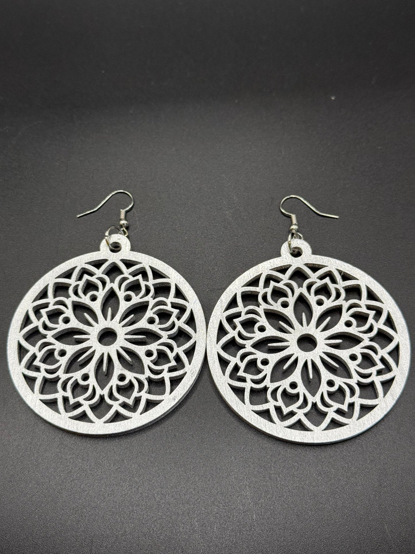 Beautiful Woodcut Earrings