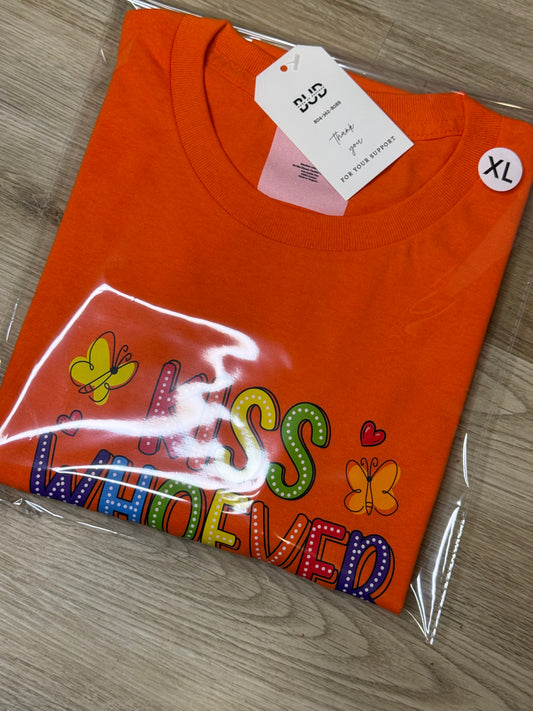 KISS WHOEVER THE F@$K YOU WANT TSHIRT